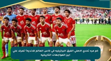 كم مرة تحدى الأهلي الفرق البرازيلية في كأس العالم للأندية؟ تعرف على أبرز المواجهات التاريخية
